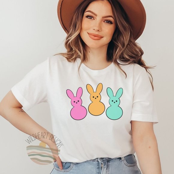Easter Peeps T-shirt - White - Picture 1 of 4